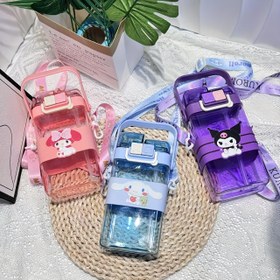 Resim Sanrio 2’si-1 Arada Çift Ağızlı Hafif Taşınabilir Su Şişesi - Sevimli Karakterlerle Doğum Günü, Anneler Günü ve Mezuniyet İçin Mükemmel Hediye (Çok Renk Seçeneği) 