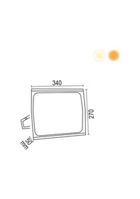 Resim Forlife Led Projektör 150 W Beyaz N11.738 
