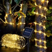 Resim 1 adet Güneş Tüpü Işıklı Dize 8 Çeşit Dış Mekan Bahçe Dekoratif Işıklar için, Düğünler, Partiler, Noel Ağaçları, Yılbaşı, Şükran Günü, Cadılar Bayramı Tatil Süs Aydınlatması 
