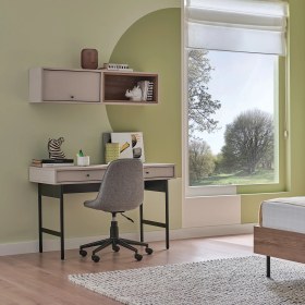 Resim Enza Home Loreto Çalışma Masası Üst Dolap - Modül 