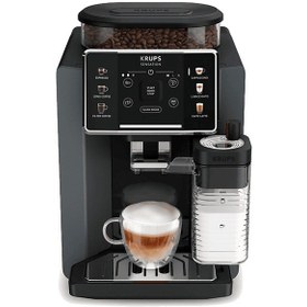 Resim Krups Sensation Milk Bullet M90 Tam Otomatik Kahve Makinesi 