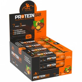 Resim TORQ NUTRİTİON Fındık Protein Bar 50g- 12 Adet 