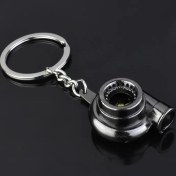 Resim 1pc Turbo Şarjlı Demir Anahtarlık - Dönen Türbin Anahtarlık, Çinko Alaşım Anahtar Kapağı, Non-Braided, Unplated, Opel ve Daha Fazlası İçin Otomobil Meraklısı Aksesuarı 