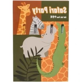 Resim Aesco 5'li Renkli Safari Jel Kalem Seti - Mavi Mürekkepli 