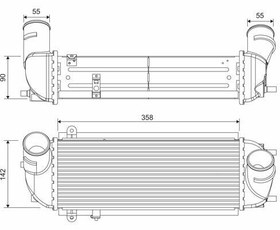 Resim VALEO 818692 | Turbo Radyatörü (Intercooler) <13 Sorento-Santa Fe 2.0-2.2Crdi 