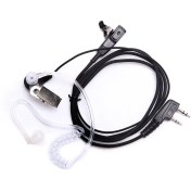 Resim Jikio Hava Kanalı 2 Pin K Fişli Kulaklık Walkie Talkie Kulaklık Radyo Boğaz Mikrofonu Mikrofon Baofeng Uv-5r UV82 BF888S (Yurt Dışından) 