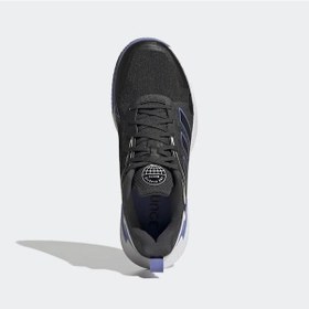 Resim Adidas GX7135 Defiant Speed Toprak Siyah Erkek Tenis Ayakkabısı Siyah 