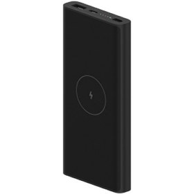 Resim 10000 mAh PD 10 W Kablosuz Siyah Taşınabilir Hızlı Şarj Cihazı 