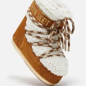 Resim Kadın Kar Botu 80D1409580-MA03 Moon Boot Icon Low Shearling Whisky/Off White (36-41) 