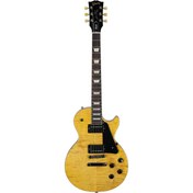 Resim Gibson Les Paul Studio Figured Elektro Gitar (Antique Natural) 