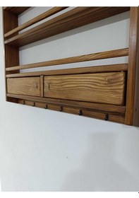 Resim Kardemir Mutfak Terek Rafı 60 70 Cm Ahşap 