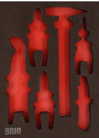 Resim Brio Pense Seti 6 Parça Sünger Yatak Boş 