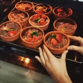 Resim 6 Lı Toprak Güveç Kase 