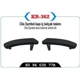 Resim Kr-362 - Kapı Iç Kolçak Takımı Symbol Sandero 