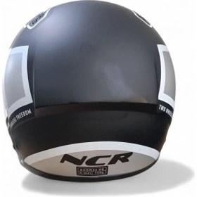 Resim Ncr Kask Çenesiz 230 Ece 22/06 Belgeli Siyah Grafik 