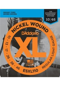 Resim Elektro Gitar Tel Seti, Xl, 10-46, Nıckel Wound, R 