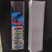 Resim 3'lü Paket/1 Adet Koleksiyonluk Araba Koruyucu Kutu, Katlanır Kenarlı Şeffaf Oyuncak Araba Sergi Kutusu ve Açılır Kapaklı Plastik Ambalaj - Oyuncak Arabalar ve Koleksiyonlar İçin Uygun 