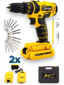 Resim Dynamic Tech DT-416 Çift Akülü Şarjlı Darbeli Matkap 