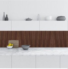 Resim Mutfak Tezgah Arası Folyo Fayans Kaplama Folyosu Ahşap Arkaplan 