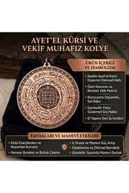 Resim Velvet Copper %100 Saf Bakır Kolye Frekans Tılsımı Sayı Vefki 