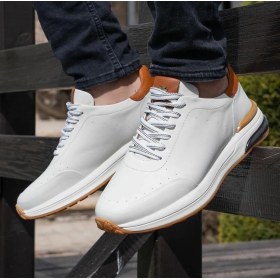 Resim Bags Shoes Marcomen 19512 Erkek Deri Günlük Premium Casual Sneaker Ayakkabı 