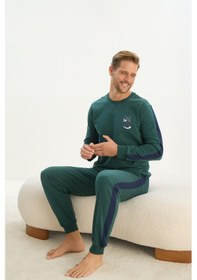 Resim Sevim Erkek Uzun Kol Yeşil Eşofman Takım C7t1n5o9 001 