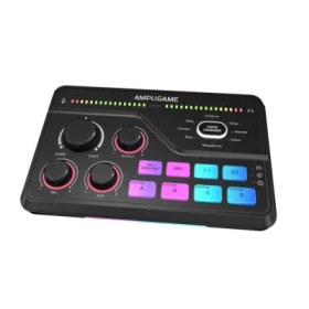 Resim Fifine Ampligame SC8 USB Oyuncu Ses Mikseri 