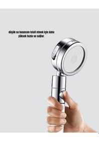 Resim Su Basıncını Artıran Sızdırmaz Duş Başlığı Çok Renkli 