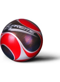 Resim Mgs Oyuncak Desenli Soft Büyük Top Siyah - Kırmızı Renkli Yumuşak Yapı ile Güvenli Oyun 