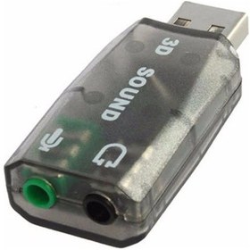 Resim Harici USB Notebook Ses Kartı 3.5 mm. Kulaklık Mikrofon Çevirici 