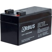 Resim Orbus 12V 1,3AH Kuru Tip Akü 