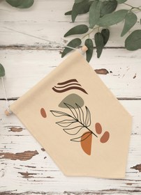 Resim Mutfak Duvar Dekoru, Pinterest Oda Dekoru, Boho Kanvas Flama Askılı Duvar Örtüsü Ve Süsü NO:481 - Renkli - 1 / 21 x 30 