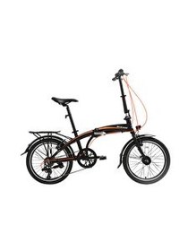 Resim Bisan FX 3500 20 Jant 7 Vites Siyah Turuncu Katlanır Bisiklet 