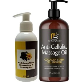 Resim Buğz M3 Naturals Masaj Yağı Anti-Cellulite Massage Oil 240 ml + Buckthorn Antiyağ Masaj Kremi 150 ml 