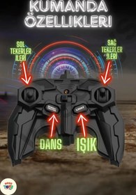 Resim kosetoys Uzaktan Kumandalı Araba Full Fonksiyon Şarjlı Plastik Işıklı 4x4 25 Km Hız !! 