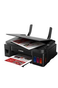 Resim Canon G3410 Yazıcı-Tarayıcı-Fotokopi WI-FI Renkli Mürekekkep Tanklı Yazıcı +1 Siyah Mürekkep Hediye 