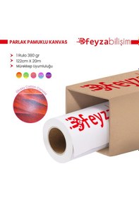 Resim Feyza Bilişim Cotton Kanvas Parlak %100 Tuval 380g 122cmx 20mt 