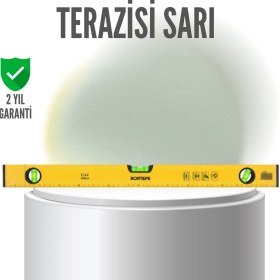 Resim Efe Avm 600 mm Su Terazisi Sarı Dayanıklı Gövde Hassas Ölçüm - Lisinya 