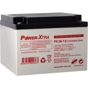 Resim Power-xtra 12V 26Ah Bakımsız Akü 