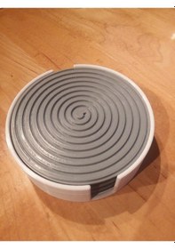 Resim Opencart Tutucu Olan Spiral Bardak Altlıkları Sadece Plastik Aparattır 