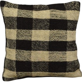 Resim Zehra Abla Halı Yeni El Dokuma Dekoratif Kilim Kırlent Yastık Kılıfı 6025 