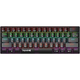 Resim Genel Markalar Saywin 3 Modlu Türkçe Q Tuş Dizilimi Rgb Mekanik Oyuncu Klavye - Mavi Switch - Kb610 (Kb610 - Siyah 