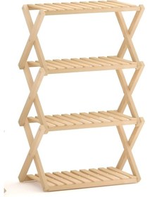 Resim Petek Home Life Ahşap Katlanır Raf - 4 Raflı 