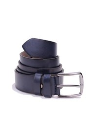 Resim Dagoster DMK26-355 Lacivert 4 CM Suni Deri Erkek Kemer Lacivert 