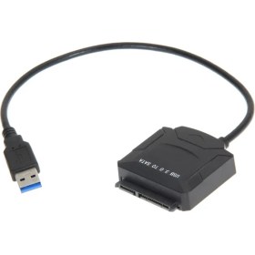 Resim Alfais USB 4356 3.0 2.5 3.5 İnç Sata HDD SSD Harddisk Çevirici Dönüştürücü Kablo Yüksek Hız Destekli 