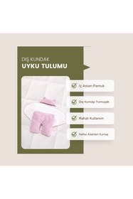 Resim NİMBLES MODA 0-6 Ay Bebek Dış Kundak Uyku Tulumu Kuzu Tüyü Lila 