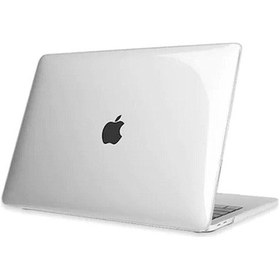 Resim Apple Uyumlu MacBook Pro 13" 2020 M1 Çip A2338 Şeffaf Kılıf Koruyucu Kapak 