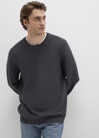 Resim Mavi - Antrasit Kazak 0710197-80106 Antrasit 