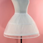 Resim Ayarlanabilir Çelik Çerçeve, Polyester Lif, Çiçek Desenli Dantel Detaylı, İki Katlı Halka Etek, Tam Doluluk Elbiseleri İçin, Balık Kemeri Destekli, Düğün ve Özel Günler İçin 