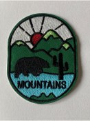 Resim StüdyoÜmitTişört OUTDOOR,Doğa,Camping,Mountains Patch,Peç,Arma,Kot Yaması 
